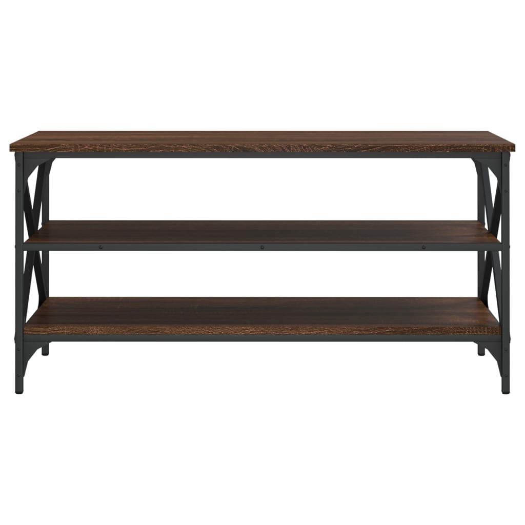 Mobile Porta TV Rovere Marrone 100x40x50 cm Legno Multistrato - homemem39