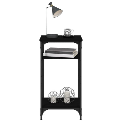 Tavolino Nero 40x30x75 cm in Legno Multistrato - homemem39