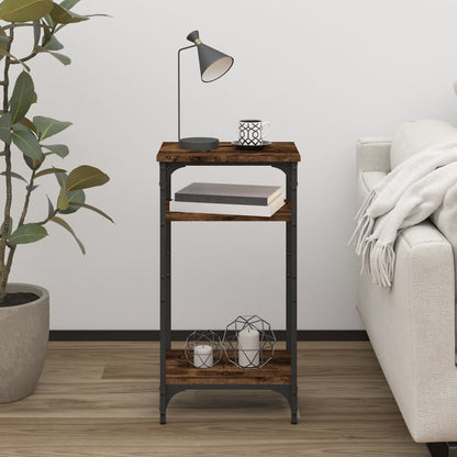 Tavolino Rovere Fumo 40x30x75 cm in Legno Multistrato - homemem39
