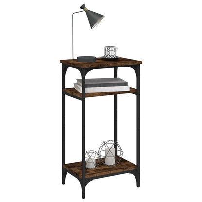 Tavolino Rovere Fumo 40x30x75 cm in Legno Multistrato | homemem39