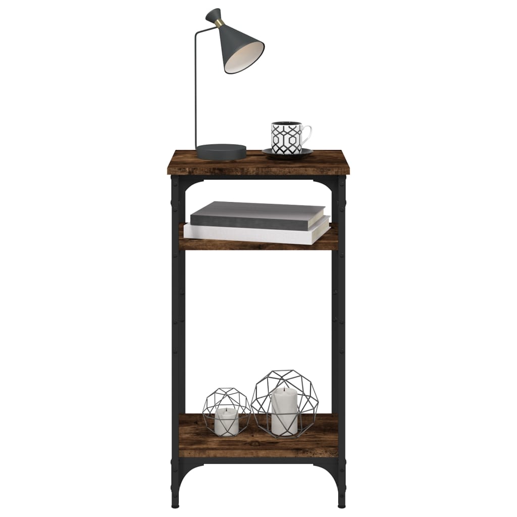 Tavolino Rovere Fumo 40x30x75 cm in Legno Multistrato - homemem39