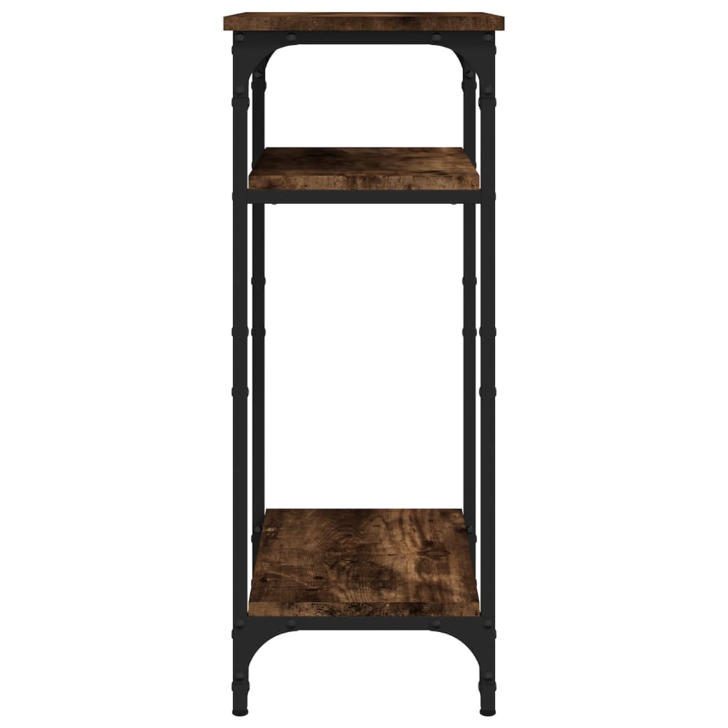 Tavolino Rovere Fumo 40x30x75 cm in Legno Multistrato - homemem39