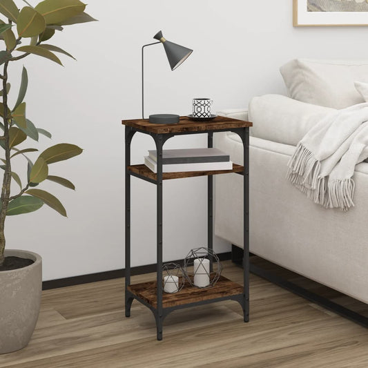 Tavolino Rovere Fumo 40x30x75 cm in Legno Multistrato - homemem39