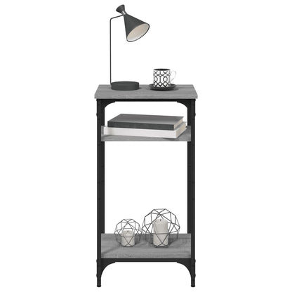 Tavolino Grigio Sonoma 40x30x75 cm in Legno Multistrato - homemem39