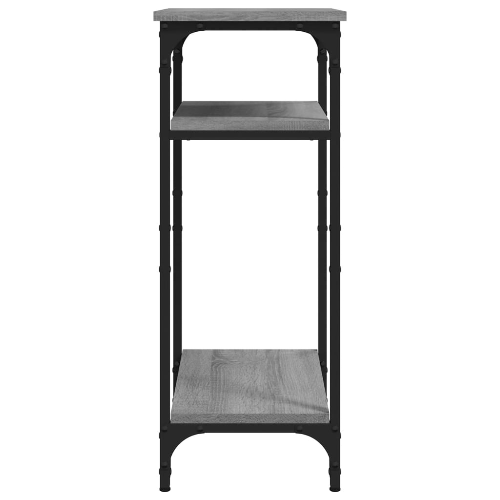 Tavolino Grigio Sonoma 40x30x75 cm in Legno Multistrato - homemem39