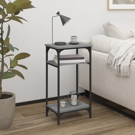 Tavolino Grigio Sonoma 40x30x75 cm in Legno Multistrato - homemem39