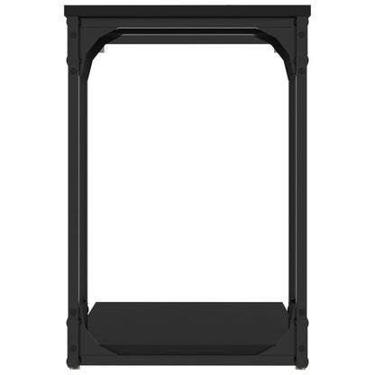 Tavolino Nero 50x35x52 cm in Legno Multistrato - homemem39