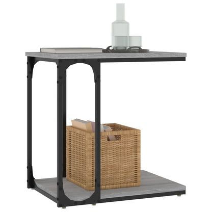 Tavolino Grigio Sonoma 50x35x52 cm in Legno Multistrato | homemem39