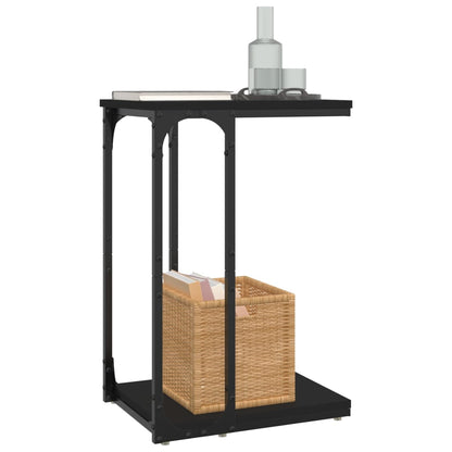 Tavolino Nero 40x30x60 cm in Legno Multistrato | homemem39