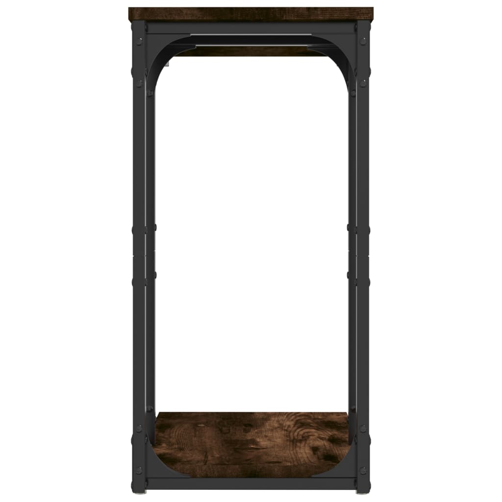 Tavolino Rovere Fumo 40x30x60 cm in Legno Multistrato - homemem39