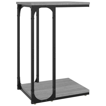 Tavolino Grigio Sonoma 40x30x60 cm in Legno Multistrato - homemem39
