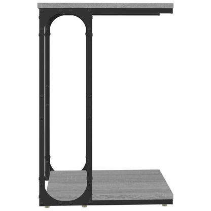 Tavolino Grigio Sonoma 40x30x60 cm in Legno Multistrato - homemem39