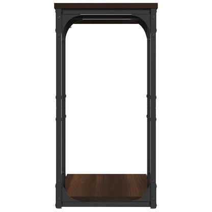 Tavolino Rovere Marrone 40x30x60 cm in Legno Multistrato - homemem39