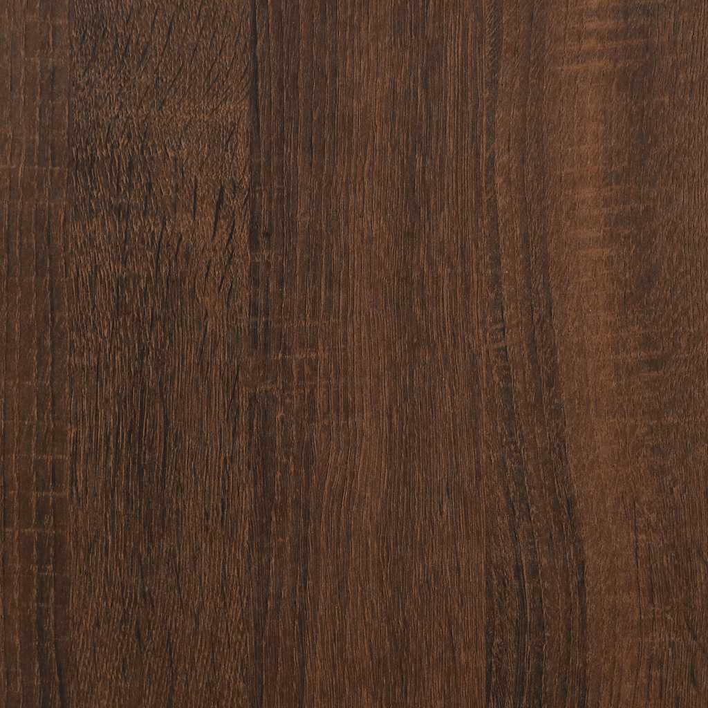Tavolino Rovere Marrone 40x30x60 cm in Legno Multistrato - homemem39
