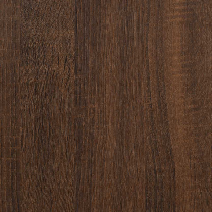 Tavolino Rovere Marrone 40x30x60 cm in Legno Multistrato - homemem39