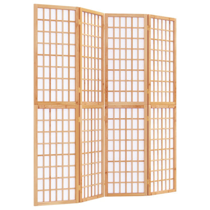 Divisorio Pieghevole 4 Pannelli Stile Giapponese 160x170 cm - homemem39