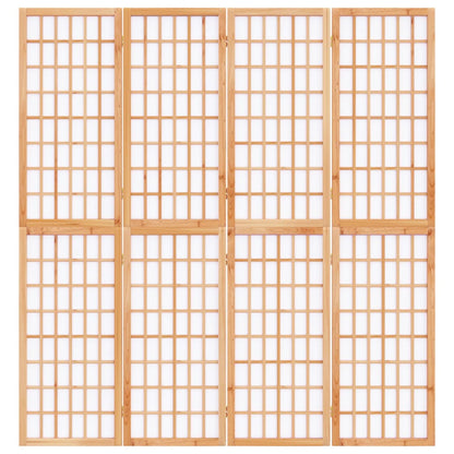 Divisorio Pieghevole 4 Pannelli Stile Giapponese 160x170 cm - homemem39