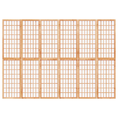 Divisorio Pieghevole 6 Pannelli Stile Giapponese 240x170 cm - homemem39