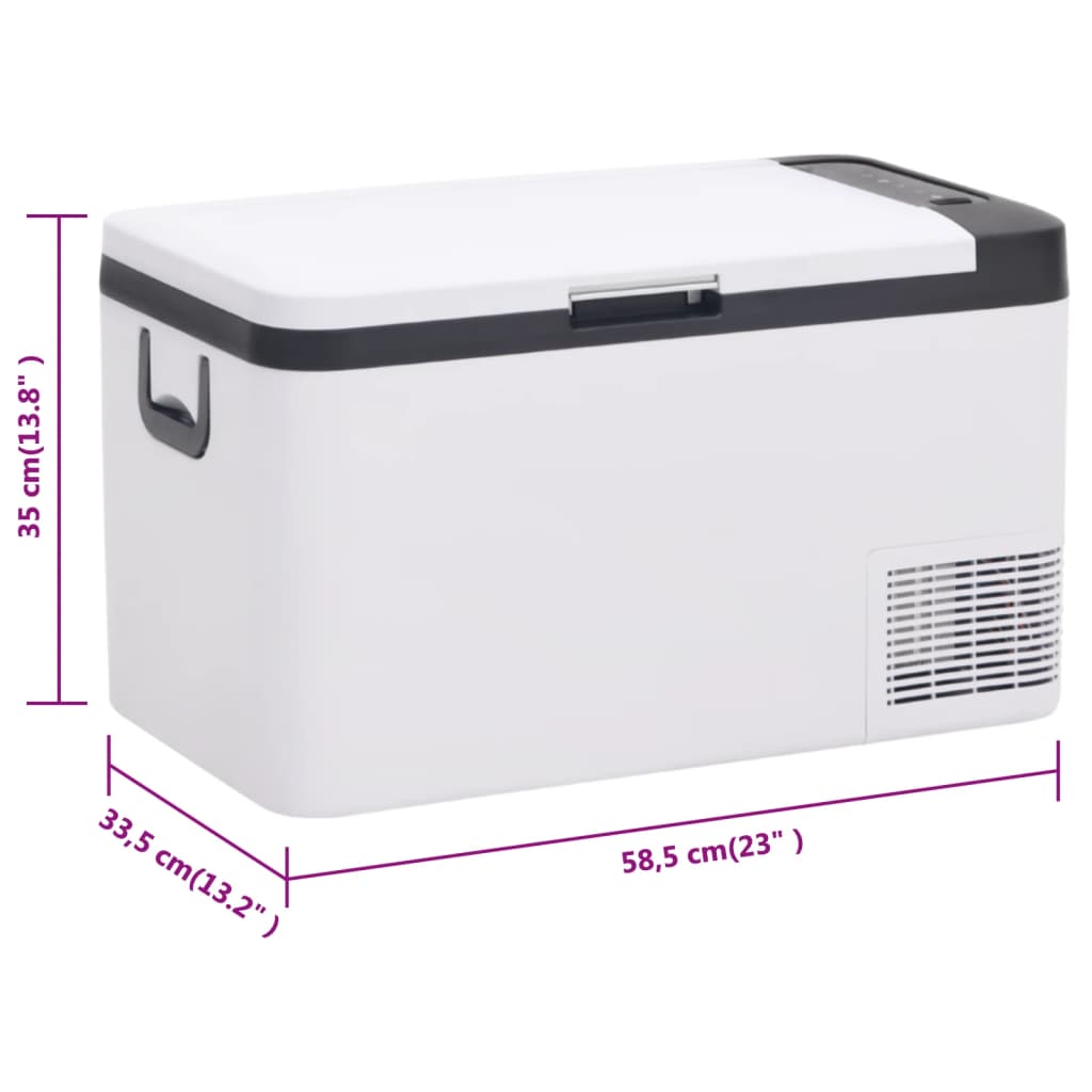 Borsa Frigo con Manico Nera e Bianca 25 L in PP e PE | homemem39
