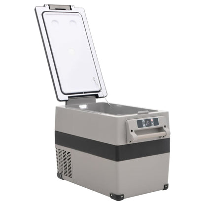 Borsa Frigo con Manico Nera e Grigia 35 L in PP e PE | homemem39