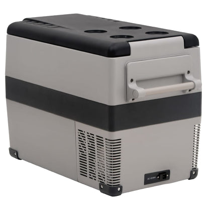 Borsa Frigo con Manico Nera e Grigia 55 L in PP e PE | homemem39