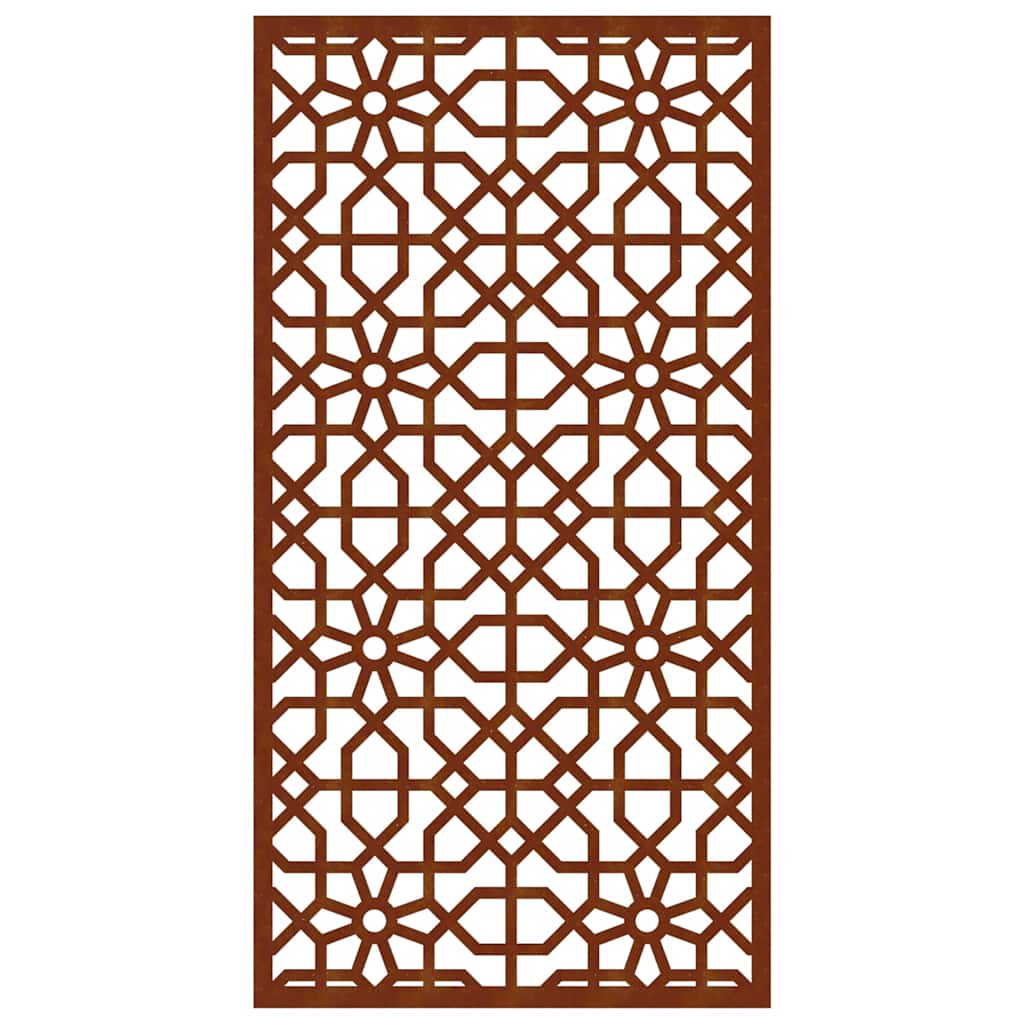 Decorazione Muro da Giardino 105x55 cm Moresco Acciaio Corten | homemem39
