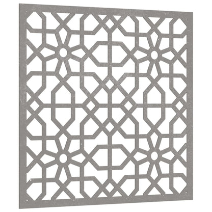Decorazione Muro da Giardino 55x55 cm Moresco Acciaio Corten - homemem39