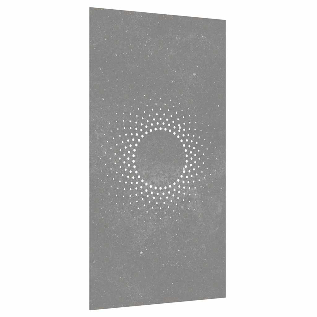 Decorazione Muro da Giardino 105x55 cm Sole in Acciaio Corten | homemem39