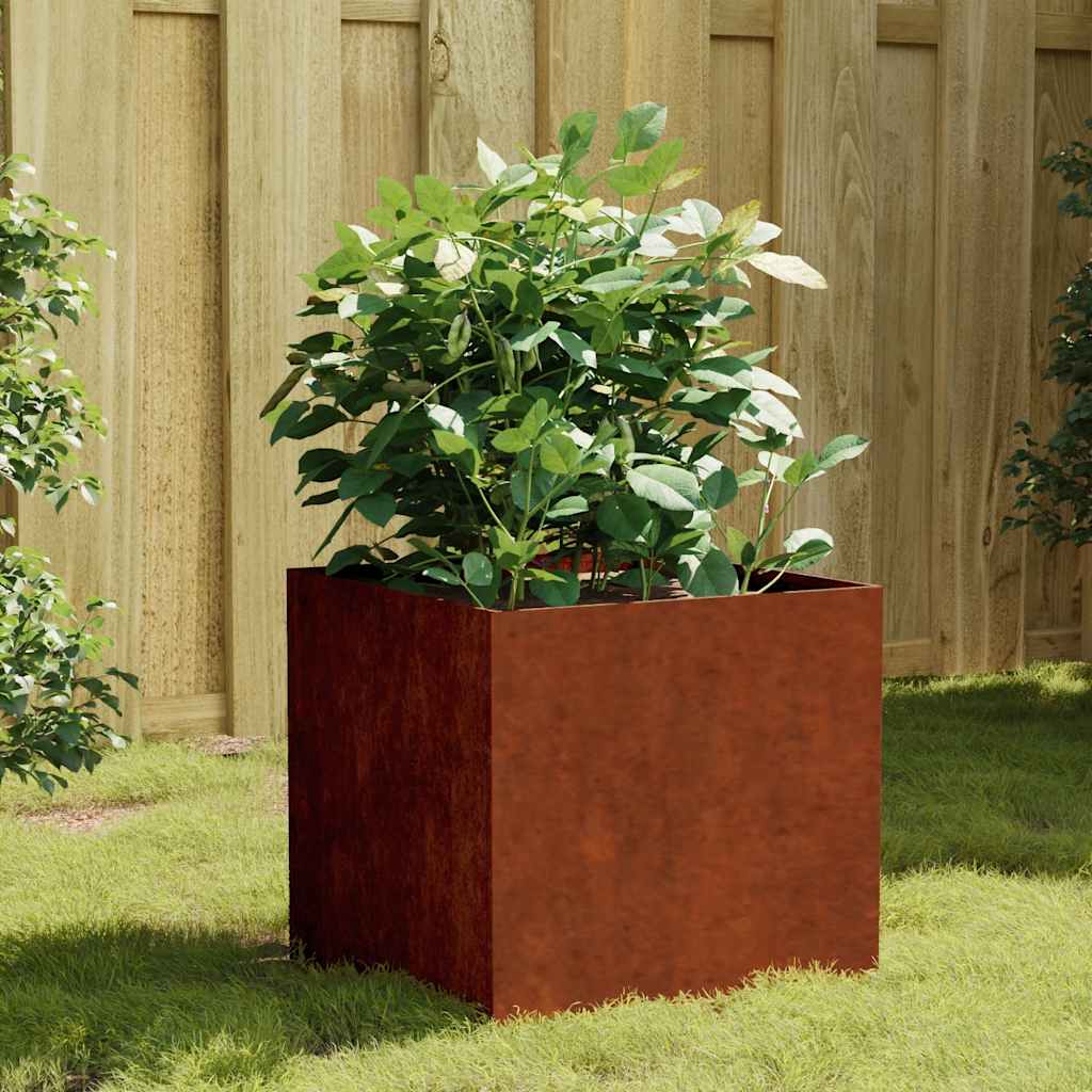 Fioriera 40x41x40 cm in Acciaio Corten | homemem39