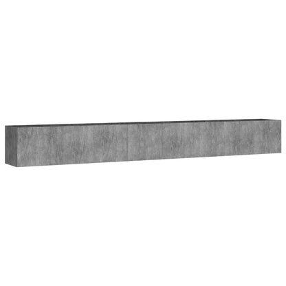 Fioriera Rialzata da Giardino 360x40x40 cm in Acciaio Corten | homemem39