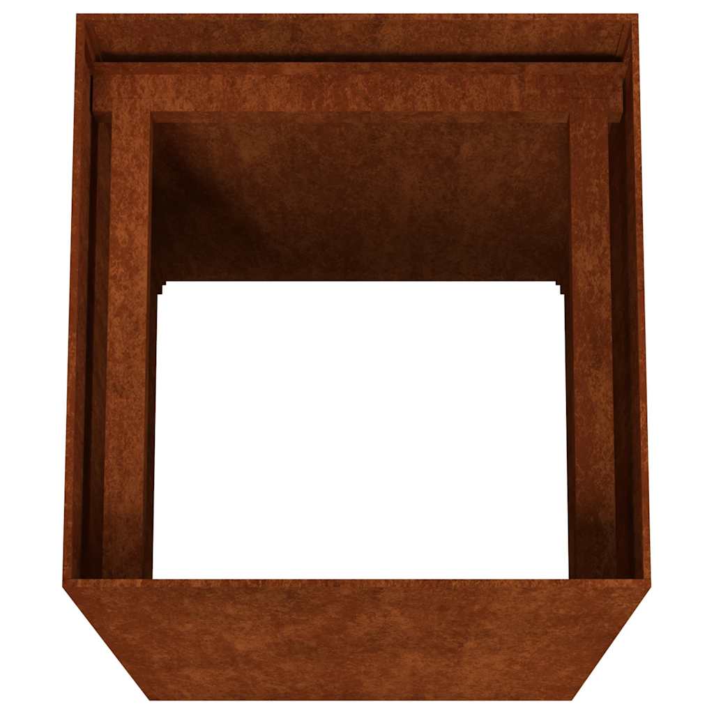 Fioriera 40x40x80 cm in Acciaio Corten | homemem39