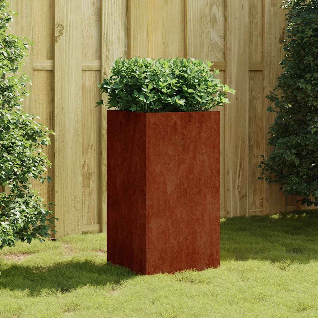 Fioriera 40x40x80 cm in Acciaio Corten | homemem39