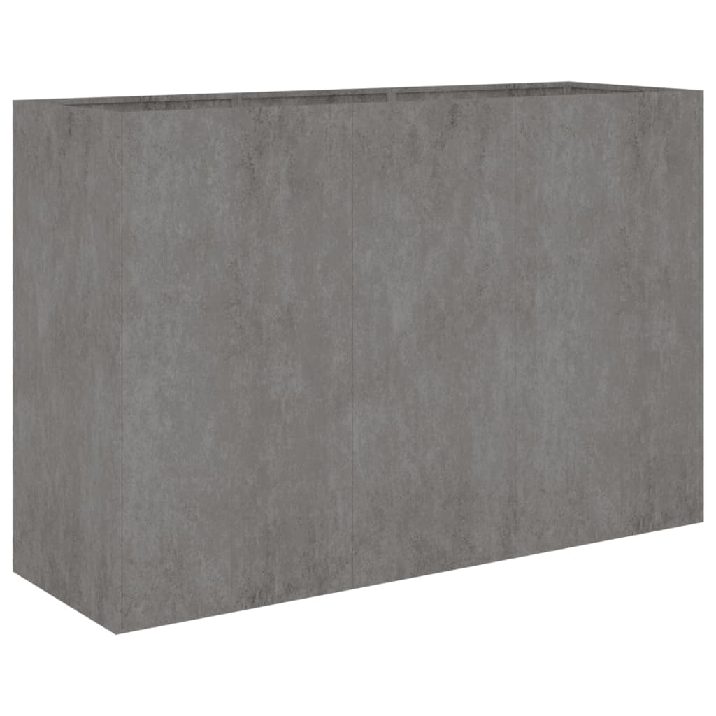 Fioriera Rialzata da Giardino 120x40x80 cm in Acciaio Corten - homemem39