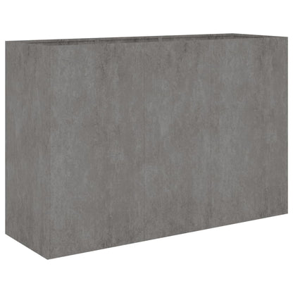 Fioriera Rialzata da Giardino 120x40x80 cm in Acciaio Corten - homemem39