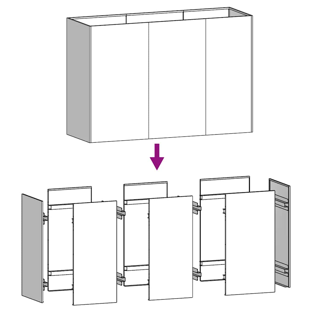 Fioriera Rialzata da Giardino 120x40x80 cm in Acciaio Corten