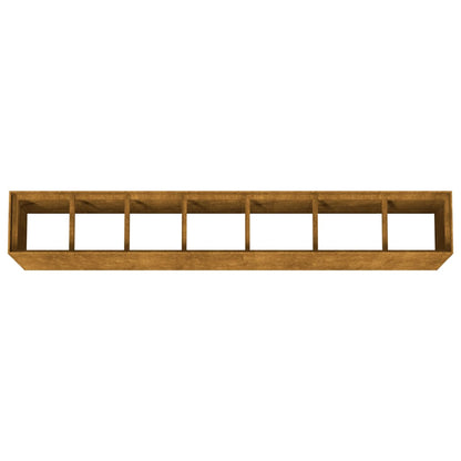 Fioriera Rialzata da Giardino 280x40x80 cm in Acciaio Corten - homemem39