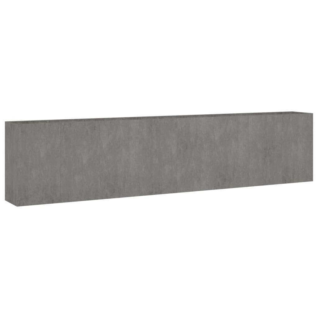 Fioriera Rialzata da Giardino 360x40x80 cm in Acciaio Corten - homemem39