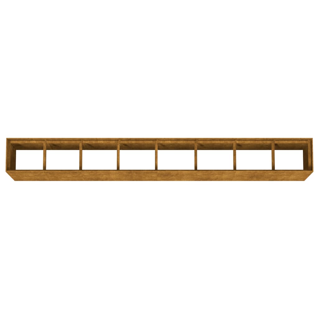 Fioriera Rialzata da Giardino 360x40x80 cm in Acciaio Corten - homemem39