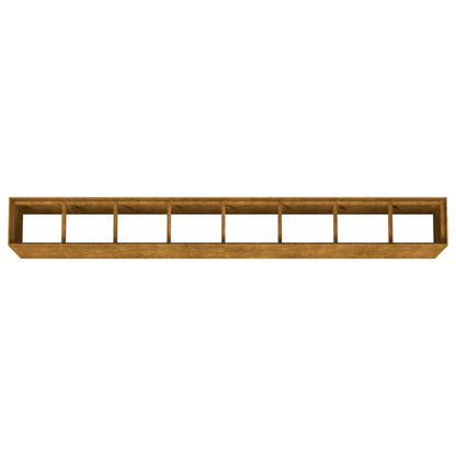 Fioriera Rialzata da Giardino 360x40x80 cm in Acciaio Corten - homemem39