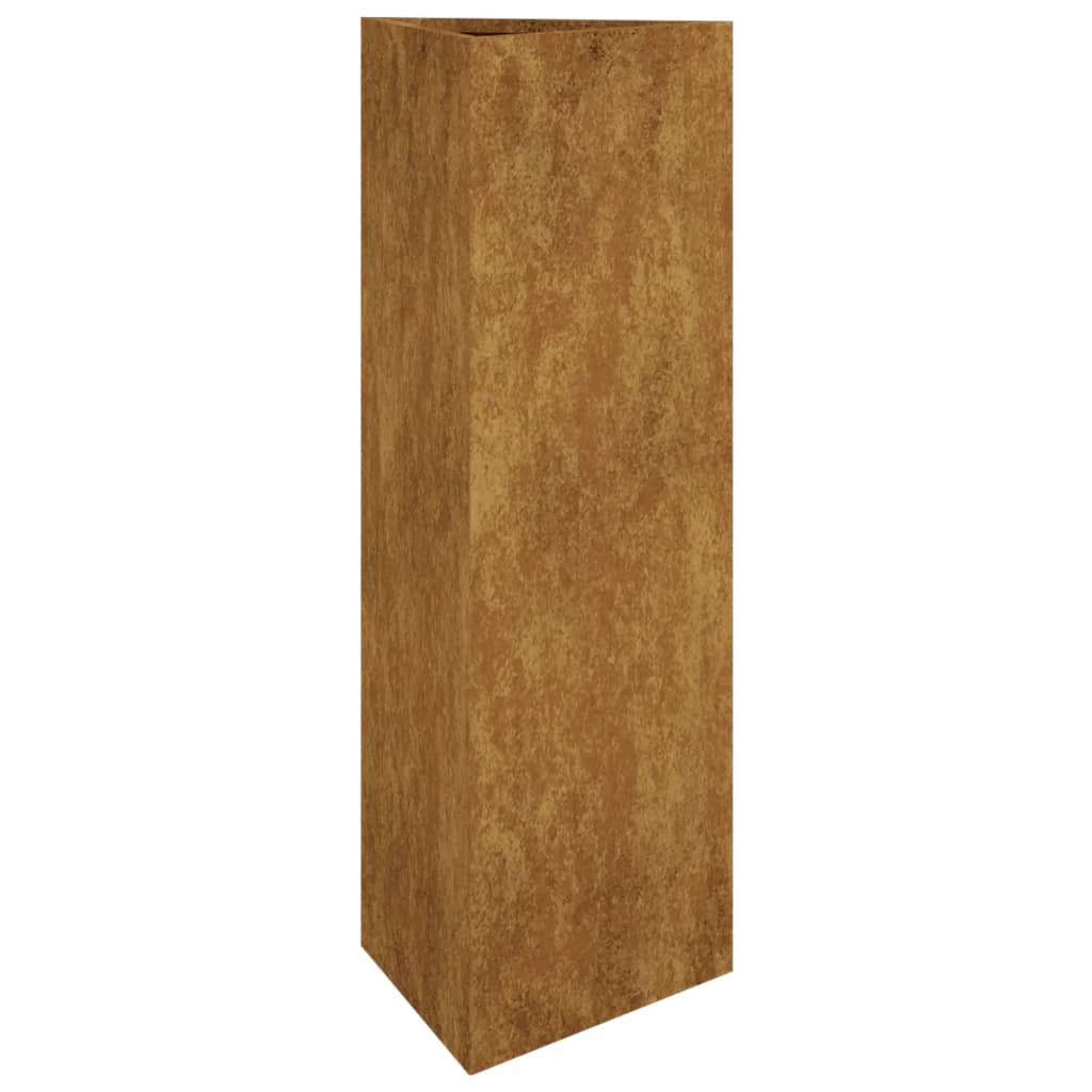 Fioriera da Giardino 30x26x75 cm in Acciaio Corten - homemem39
