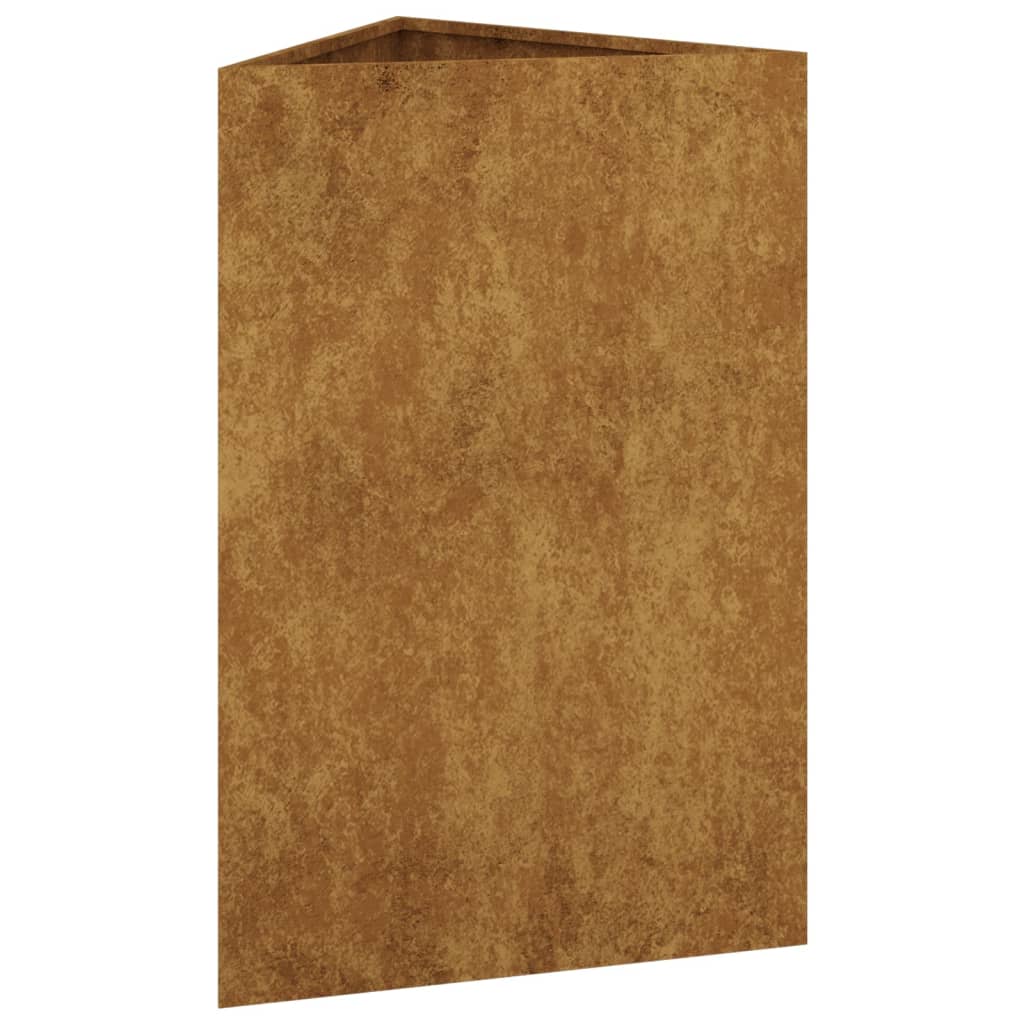 Fioriera da Giardino 50x43x75 cm in Acciaio Corten - homemem39