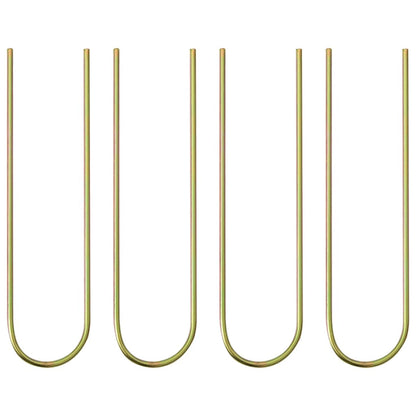 Rete da Golf Nera e Arancione 215x107x216 cm in Poliestere