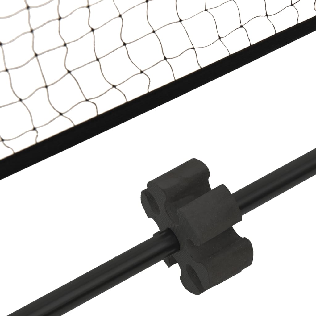 Rete da Tennis Nera e Rossa 300x100x87 cm in Poliestere | homemem39