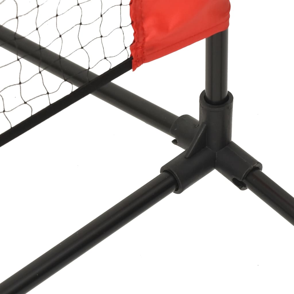 Rete da Tennis Nera e Rossa 400x100x87 cm in Poliestere | homemem39