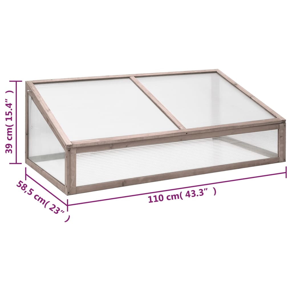 Serra Grigia 110x58,5x39 cm Legno di Abete - homemem39