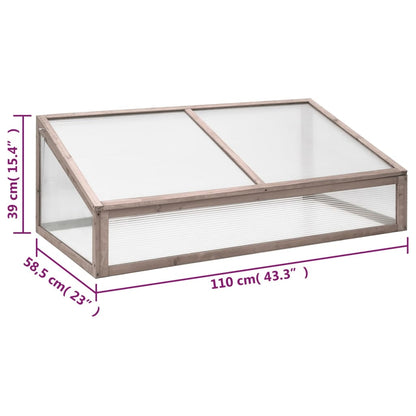 Serra Grigia 110x58,5x39 cm Legno di Abete - homemem39