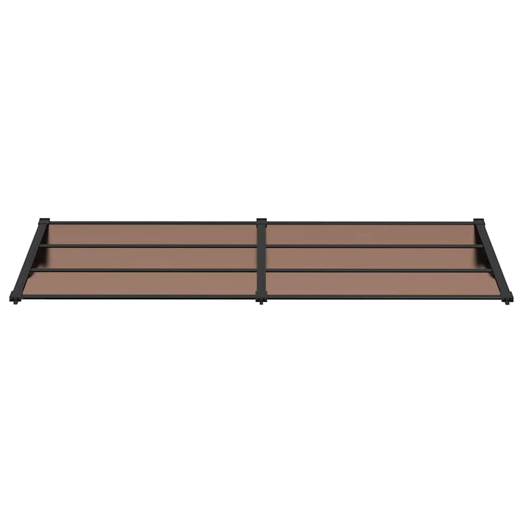 Tettoia per Porta Nera 239x90 cm in Policarbonato