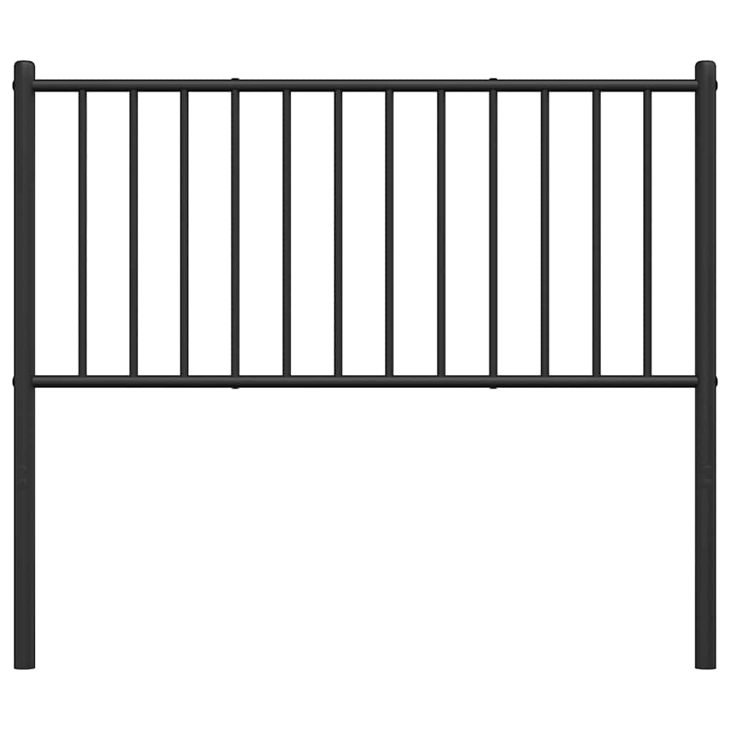 Testiera in Metallo Nero 100 cm - homemem39