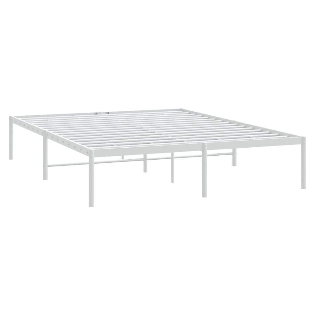 Giroletto in Metallo Bianco 140x190 cm - homemem39