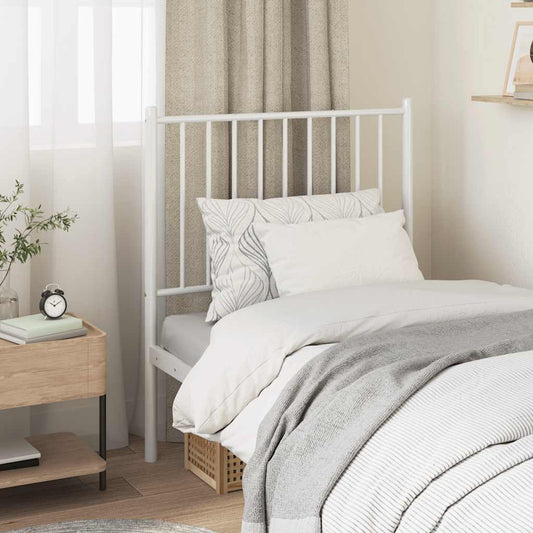 Testiera di Ricambio in Metallo Bianco 75 cm | homemem39